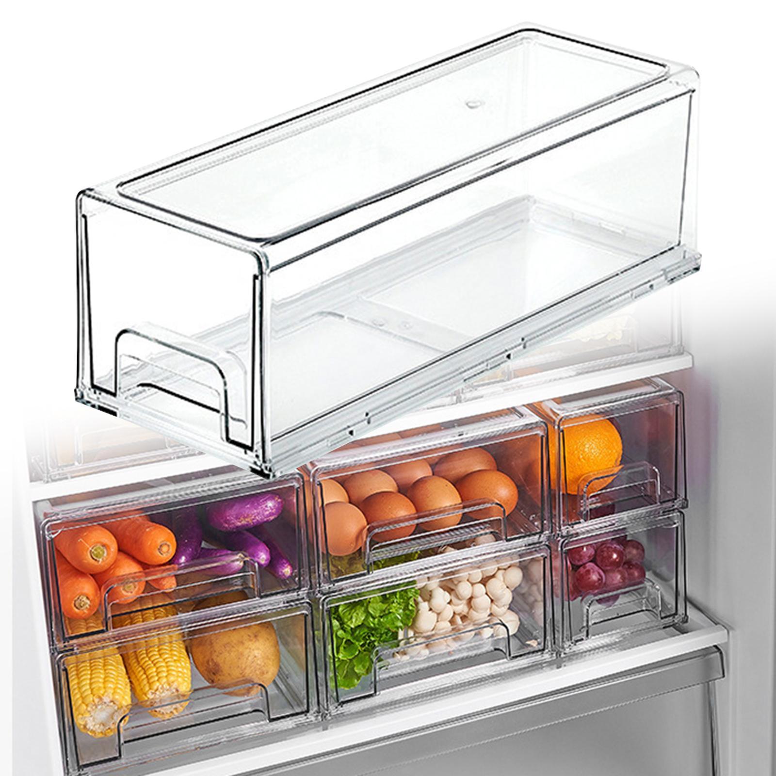 Food Storage Without Pantry - 冷蔵庫オーガナイザービン、Fパントリー収納ボックス、家庭用パントリーオーガナイザー、食品用プルアウト式冷蔵庫オーガナイザービンコンテナ