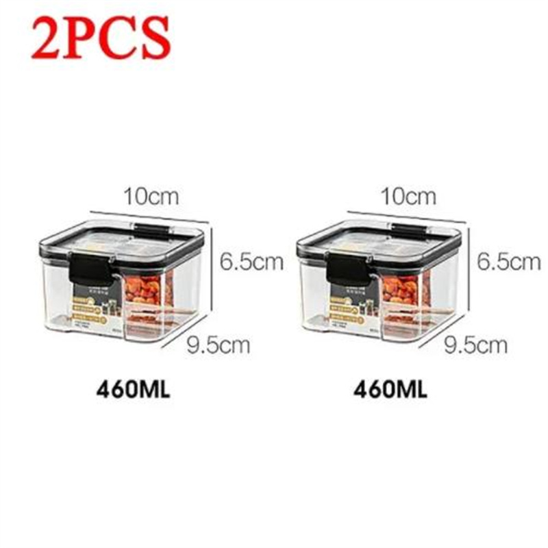 Food Storage Hot Box - 密閉型プラスチック製食品貯蔵瓶,マルチグレインタンクボトル,ドライフルーツティー容器,460-1800ml,特別オファー