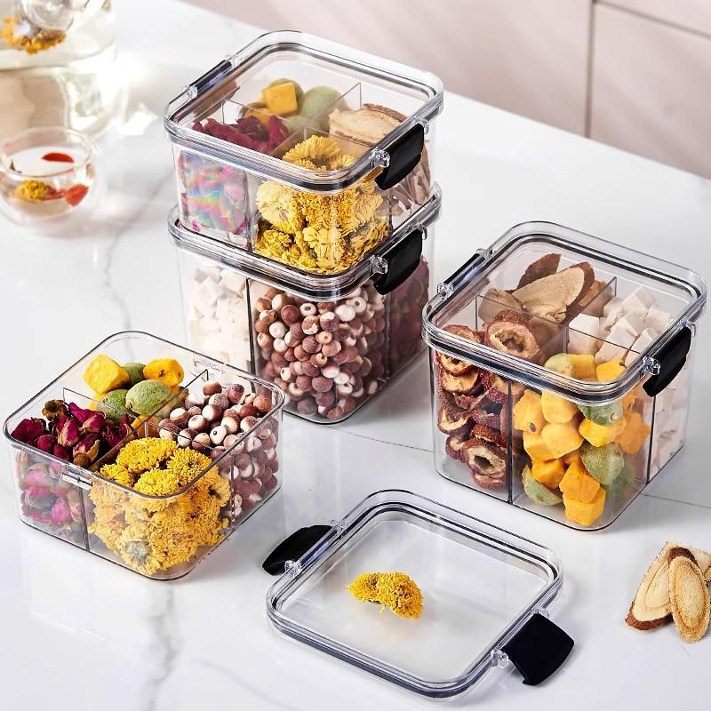 Food Storage For Baby - キッチン用気密食品保存容器 食品グレードの密閉容器 ベビーフード、ドライフルーツ、お茶、スナック、家庭用