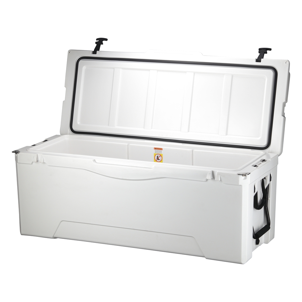 Food Storage On Wheels - 180QT大型アイスボックス、氷保管用フードコンテナ、冷蔵庫機能付きロータモールドクーラー（車輪付き）