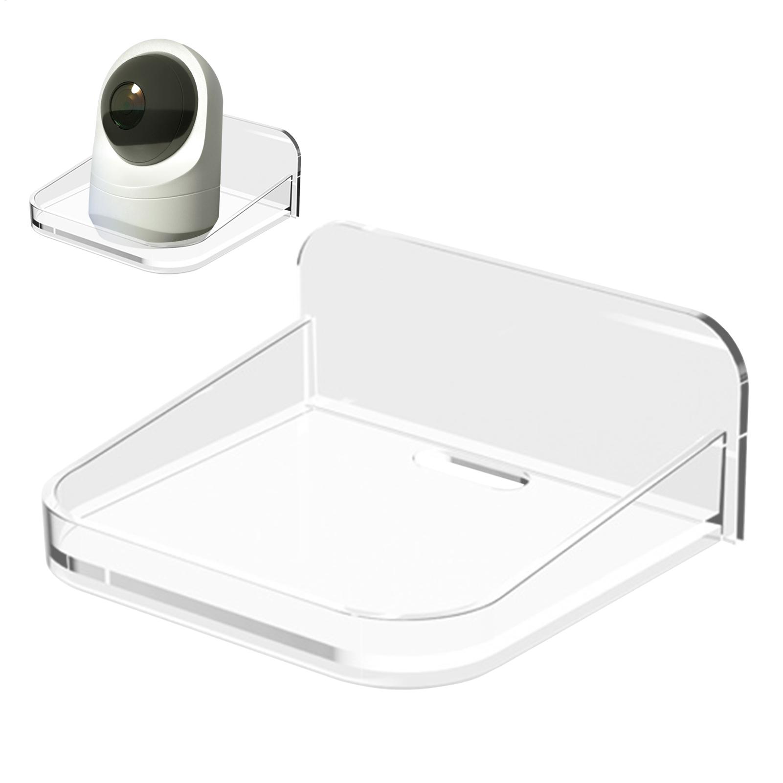 Food Storage Food Safety - 小型壁掛け棚、小型ウォールシェルフ、防犯カメラブラケットホルダー、穴あけ不要の壁掛け式防犯カメラブラケット