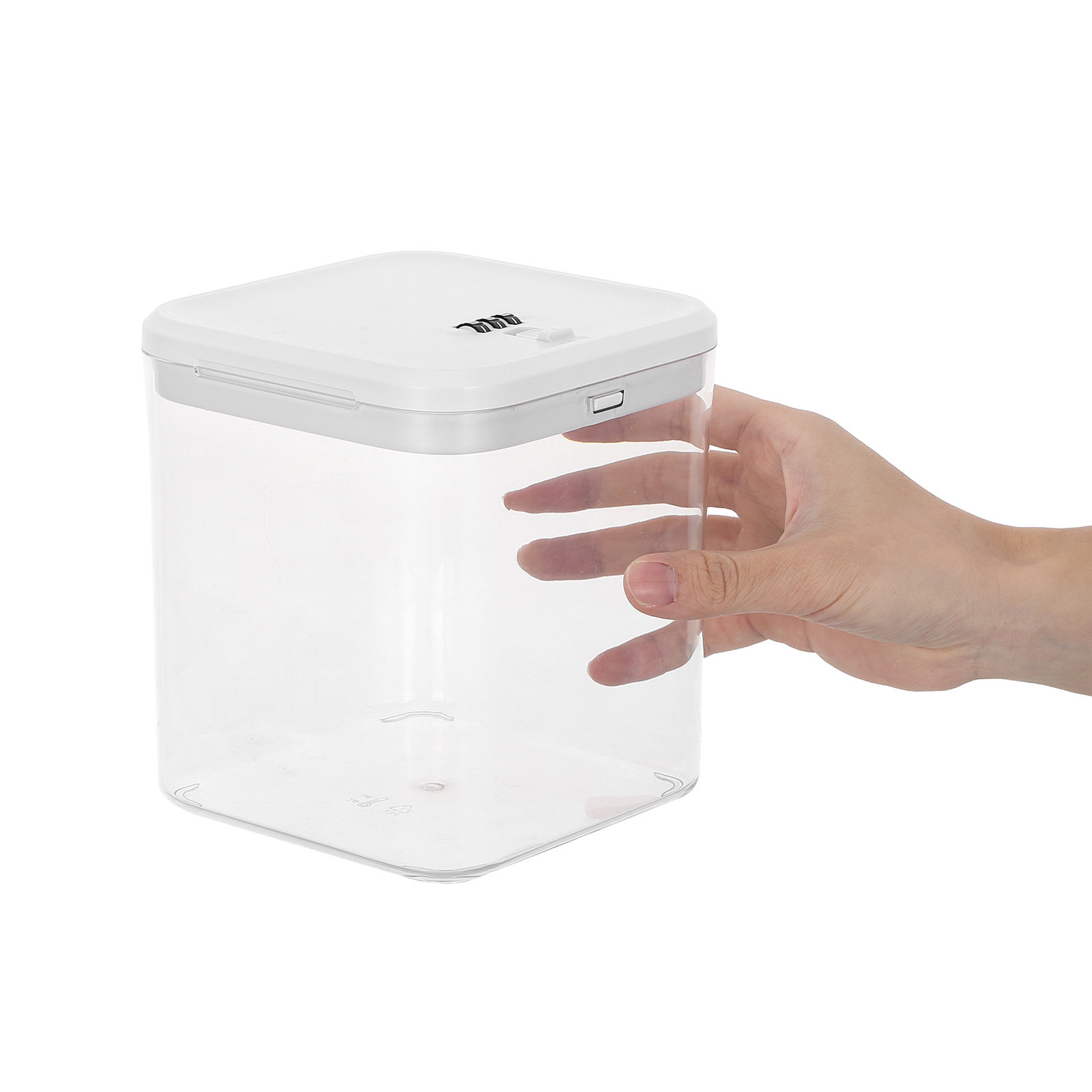 Lock And Lock Food Storage - 冷蔵庫用積み重ね可能なロックボックス、食品保管用、暗証番号ロック、子供用安全保管庫、薬入れ、個人物保管用