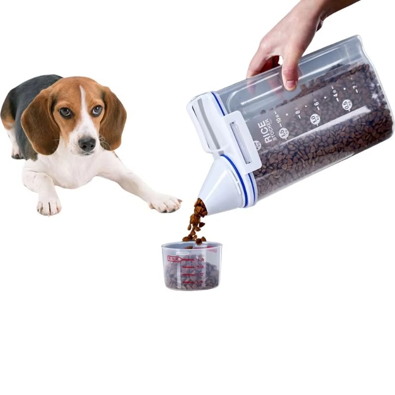 Food Storage Hot - ホットセール！エコフレンドリーなプラスチック製ペットフード収納容器、犬用必需品