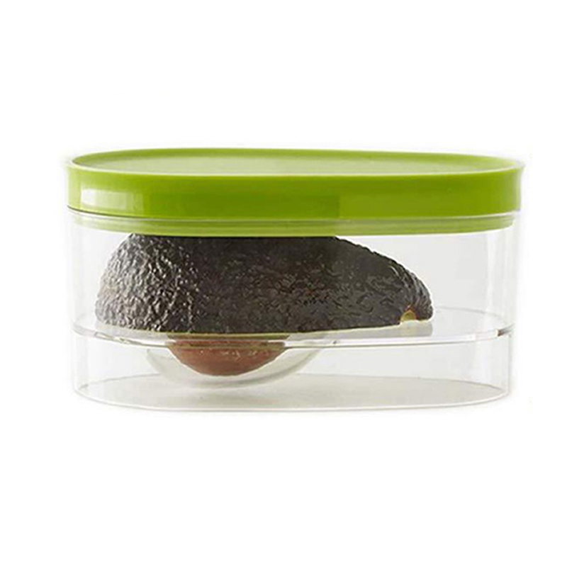 Food Storage With Dividers - アボカド食品保存ボックス省スペースプラスチックフルーツコンテナ家庭用ツールキッチンクリスパー野菜オーガナイザーバッグ
