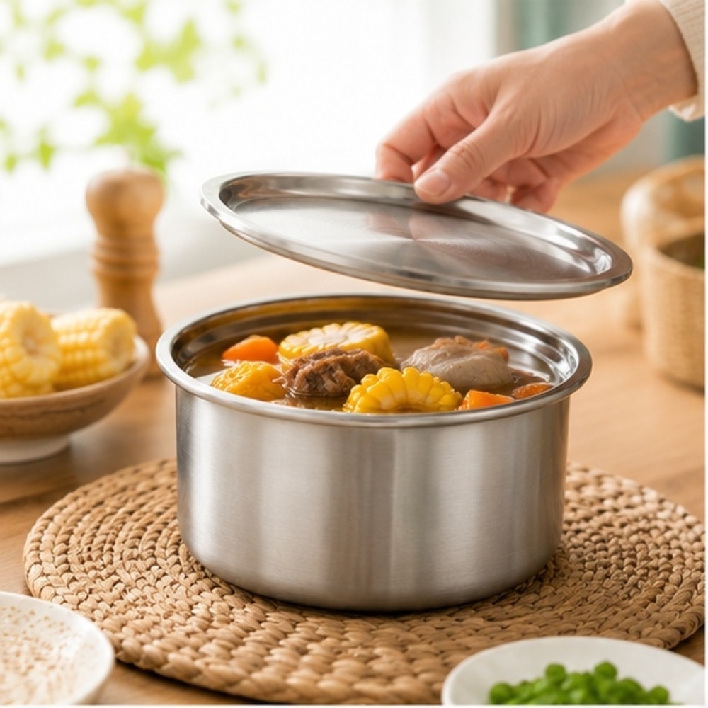 Food Storage For Baby - 304ステンレス鋼製蓋付きラメキン、蒸し卵、ベビーフードボウル、プリン、デザート、エアフライヤー、ベーキング、食事準備、保存容器、RV用