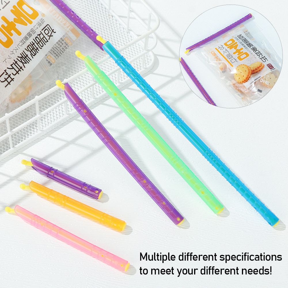 Lock And Lock Food Storage - マジックバッグシーラー,食品シーリングクリップ,フレッシュロックスティック,家庭用キッチン収納,冷蔵ツール,5個
