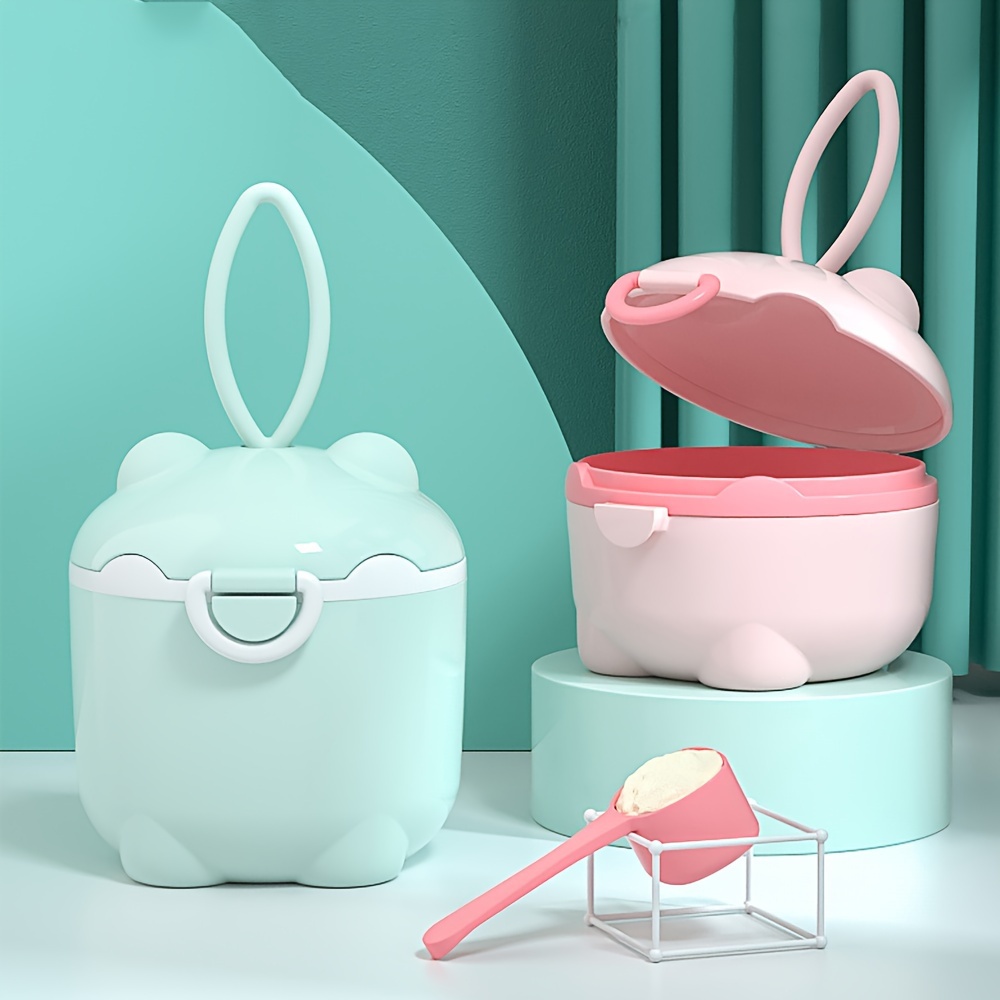 Food Storage 1 Year - 1pc ポータブル 4 層粉ミルクボックス、粉ミルク容器、食品保存スナック回転ボックス