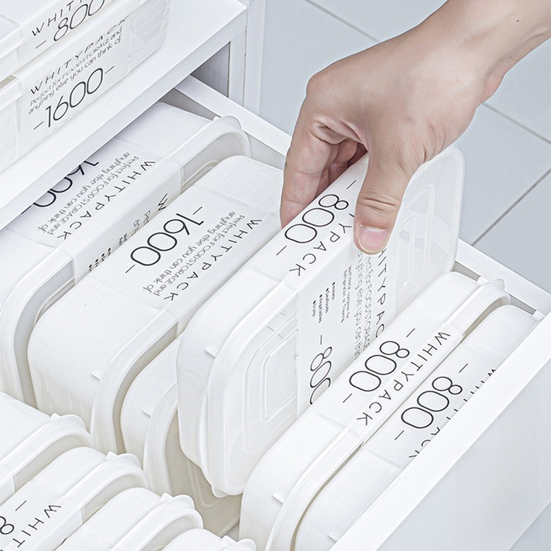 Food Storage No Pantry - 食品保存容器 密閉 BPAフリー 漏れ防止 ミールプレップボックス 冷蔵庫