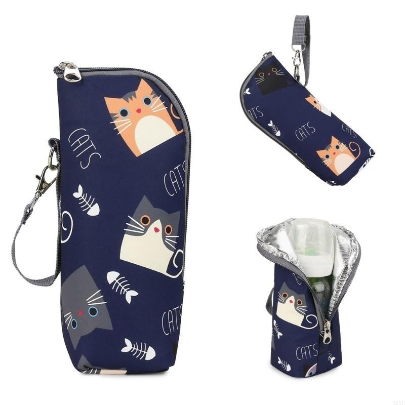 Food Storage For Baby - A5YC ベビーカーボトルバッグ電気自動車ウォーターカップポーチ屋外便利な哺乳瓶断熱ケースオーガナイザー
