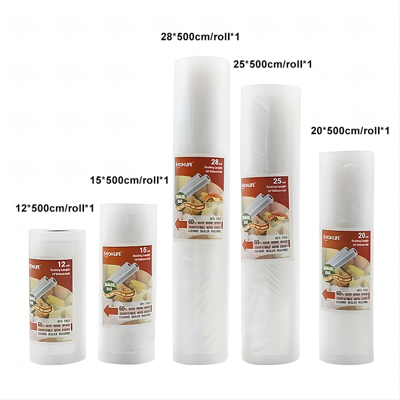 Food Storage Vacuum Bags - ティントンライフ 1 個真空バッグ食品真空シーラー用食品新鮮長期保存保存袋真空パック用食品保存用 500 センチメートル