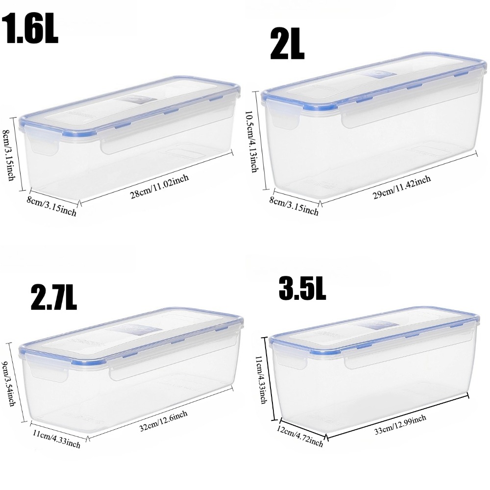 食品保存容器、気密漏れ防止ライスシリアルボックス、BPAフリ - Food Storage With Dividers のレビューと価格
