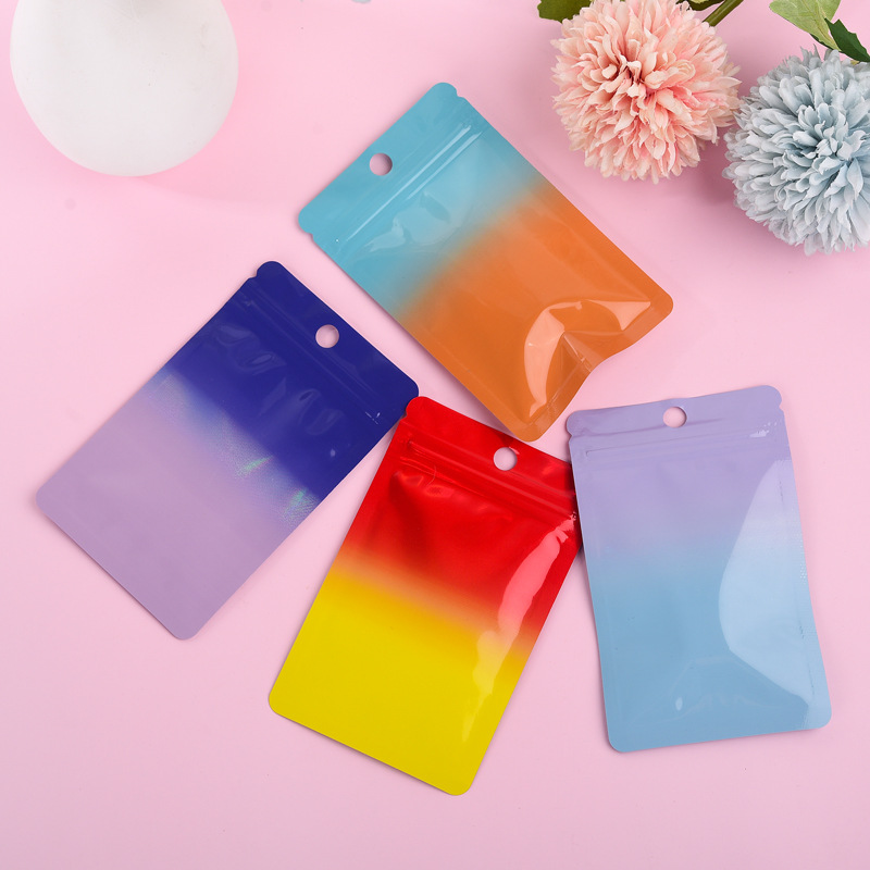1000 個レーザーカラーグラデーションジップロックバッグプ - Food Storage Mylar Bags のレビューと価格