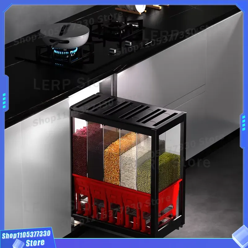 多機能キッチン収納容器 引き出し式バスケット 米びつ収納 ホ - Food Storage Without Pantry のレビューと価格