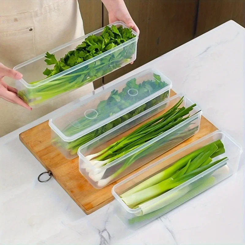 大型長方形食品保存容器、再利用可能な積み重ね可能なプラスチッ - Stackable Pantry Bin のレビューと価格