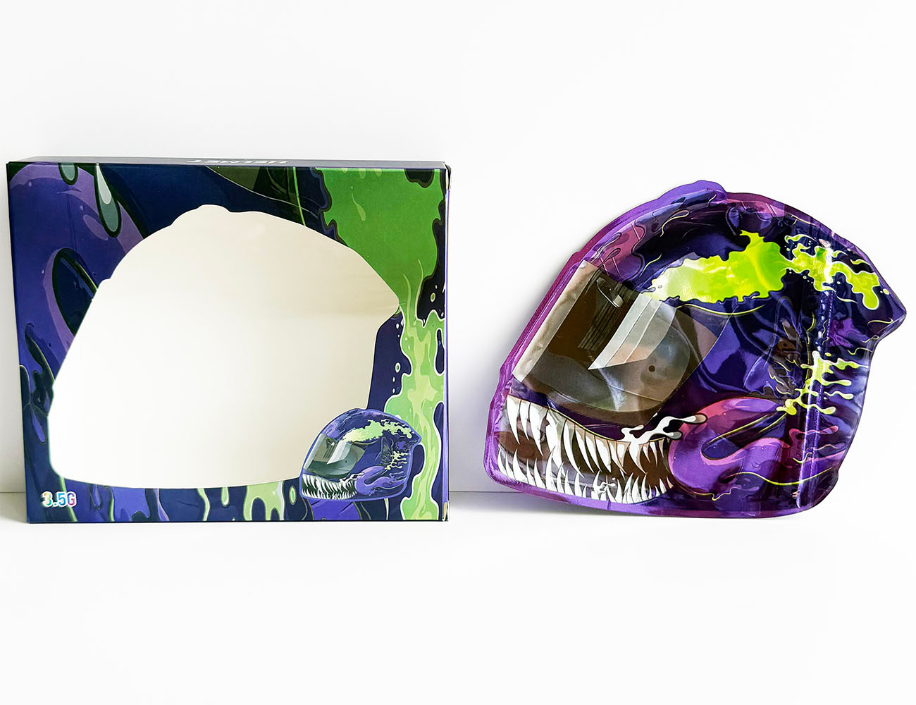 3.5g ダイカット特殊異形ディスプレイパックボックスセット - Food Storage Mylar Bags のレビューと価格