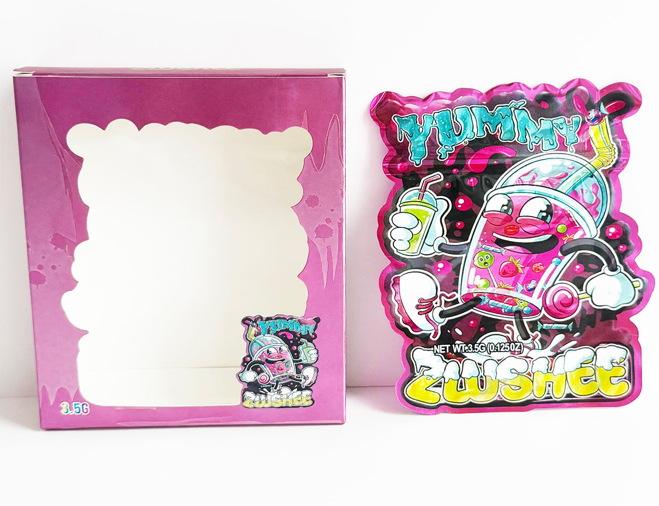 3.5g ダイカット特殊異形ディスプレイパックボックスセット - Food Storage Mylar Bags のレビューと価格