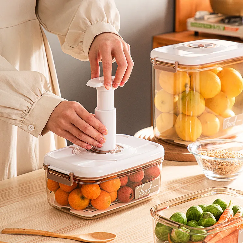 真空密閉容器 家庭用鮮度保持ボックス 冷蔵庫食品保存容器 水 - Food Storage Vacuum Containers のレビューと価格