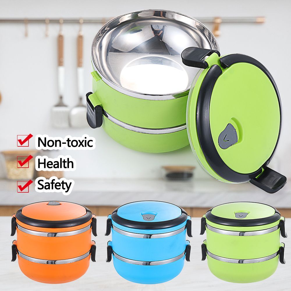 漏れ防止トラベルキッチン収納ランチボックス保温食品容器真空ホ - Food Storage Hot Box のレビューと価格