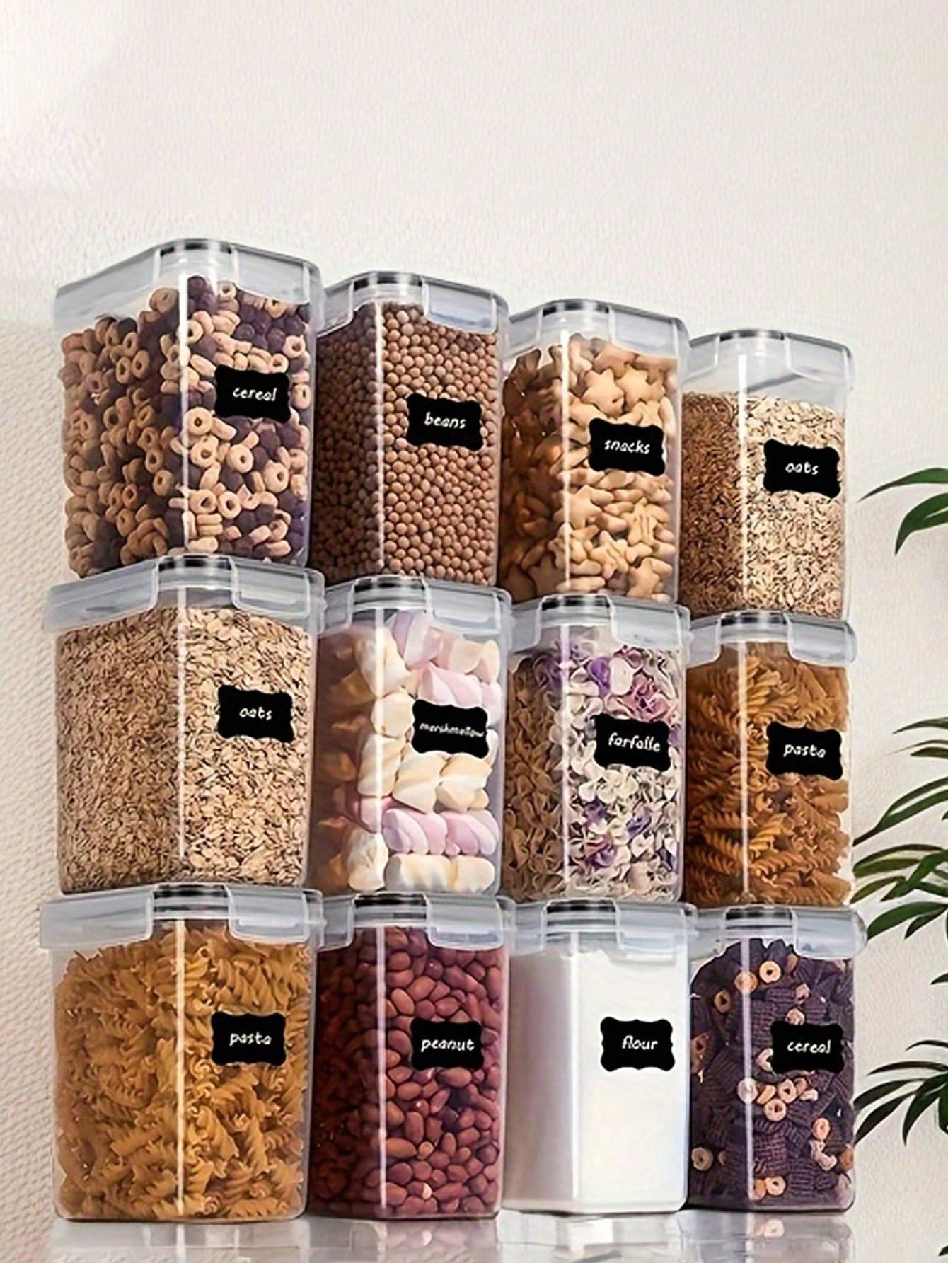 48個の気密食品保存容器、簡単ロック蓋付きの無料プラスチック - Lock And Lock Food Storage のレビューと価格