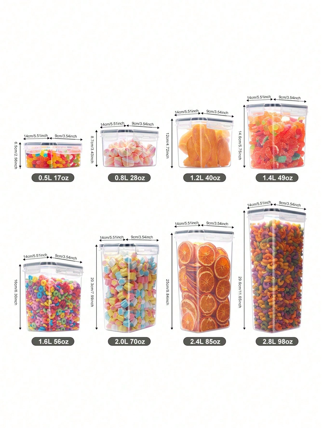 48個の気密食品保存容器、簡単ロック蓋付きの無料プラスチック - Lock And Lock Food Storage のレビューと価格