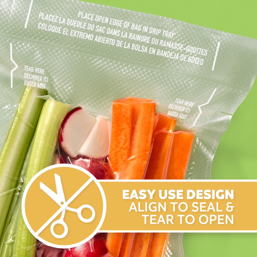 FoodSaver ピント真空保存袋、27枚入りプレカットB - Food Storage Vacuum Bags のレビューと価格