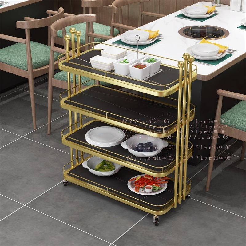 レストラン用食器収納ラック キッチンユーティリティカート 移 - Food Storage On Wheels のレビューと価格