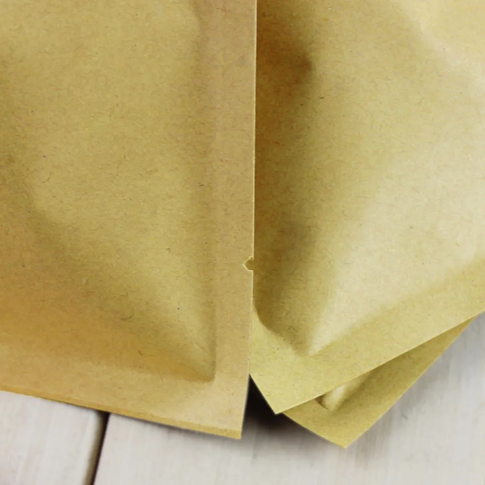 8*12 センチメートルオープントップブラウンクラフト紙アル - Food Storage Mylar Bags のレビューと価格