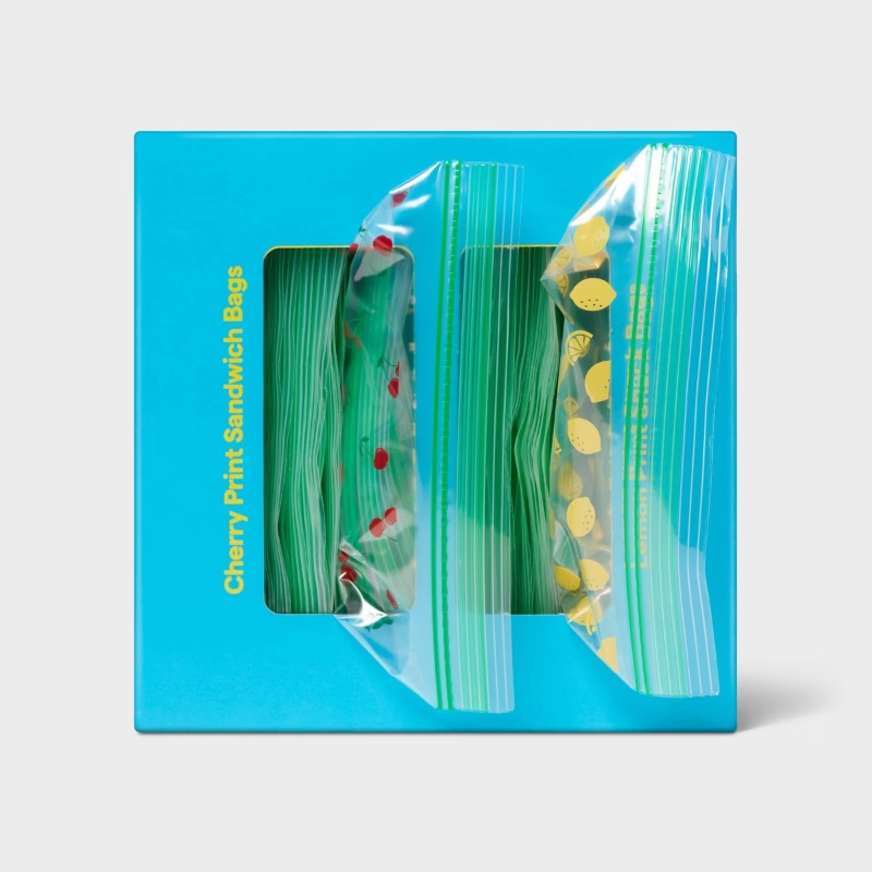 食品保存袋詰め合わせパック - チェリー/レモン - 200 - Food Storage Variety Pack のレビューと価格