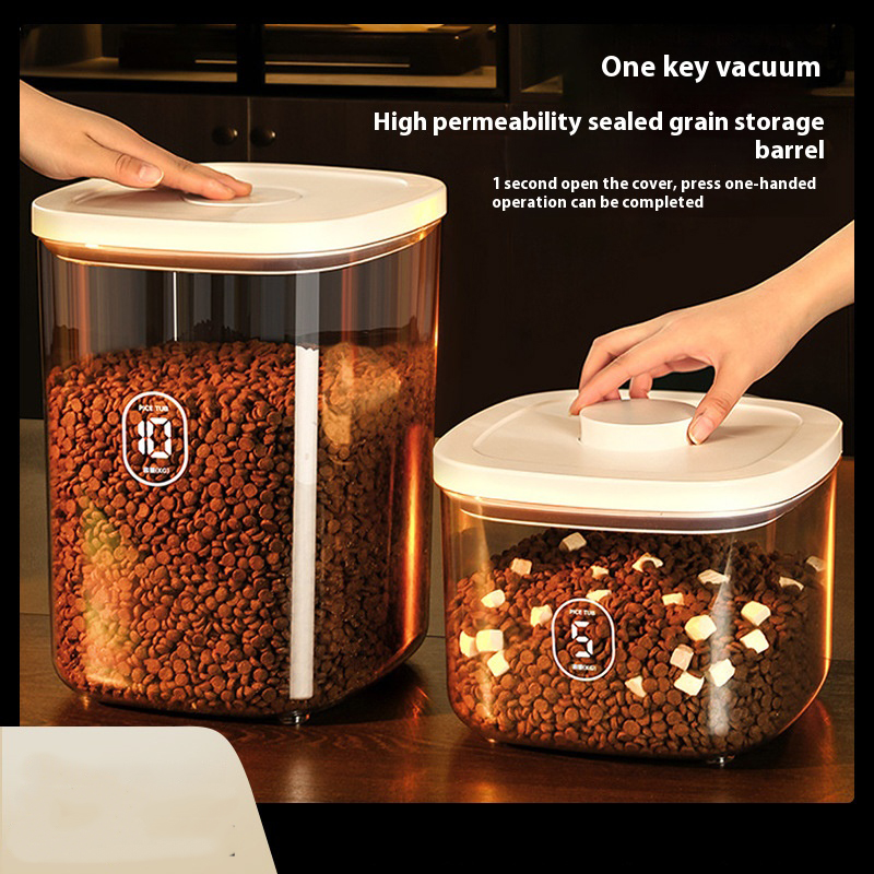キャットフード保存バケツ 密閉容器 防湿真空 ペットドッグフ - Food Storage Vacuum Containers のレビューと価格