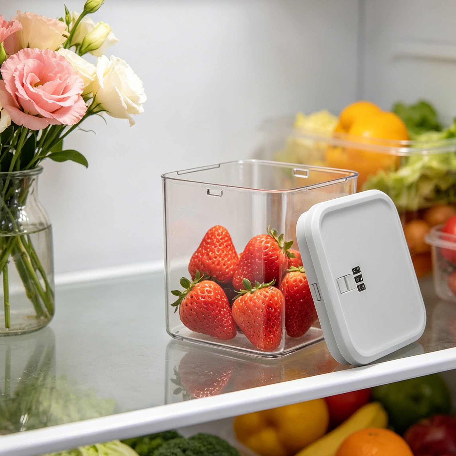 冷蔵庫用積み重ね可能なロックボックス、食品保管用、暗証番号ロ - Lock And Lock Food Storage のレビューと価格