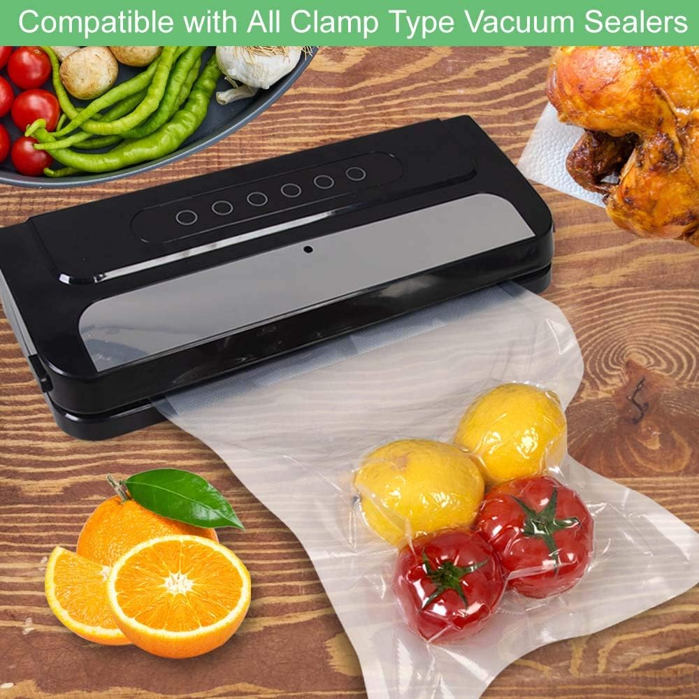 100ガロンサイズ（11x16インチ）真空シーラー用冷凍バッ - Food Storage Vacuum Bags のレビューと価格