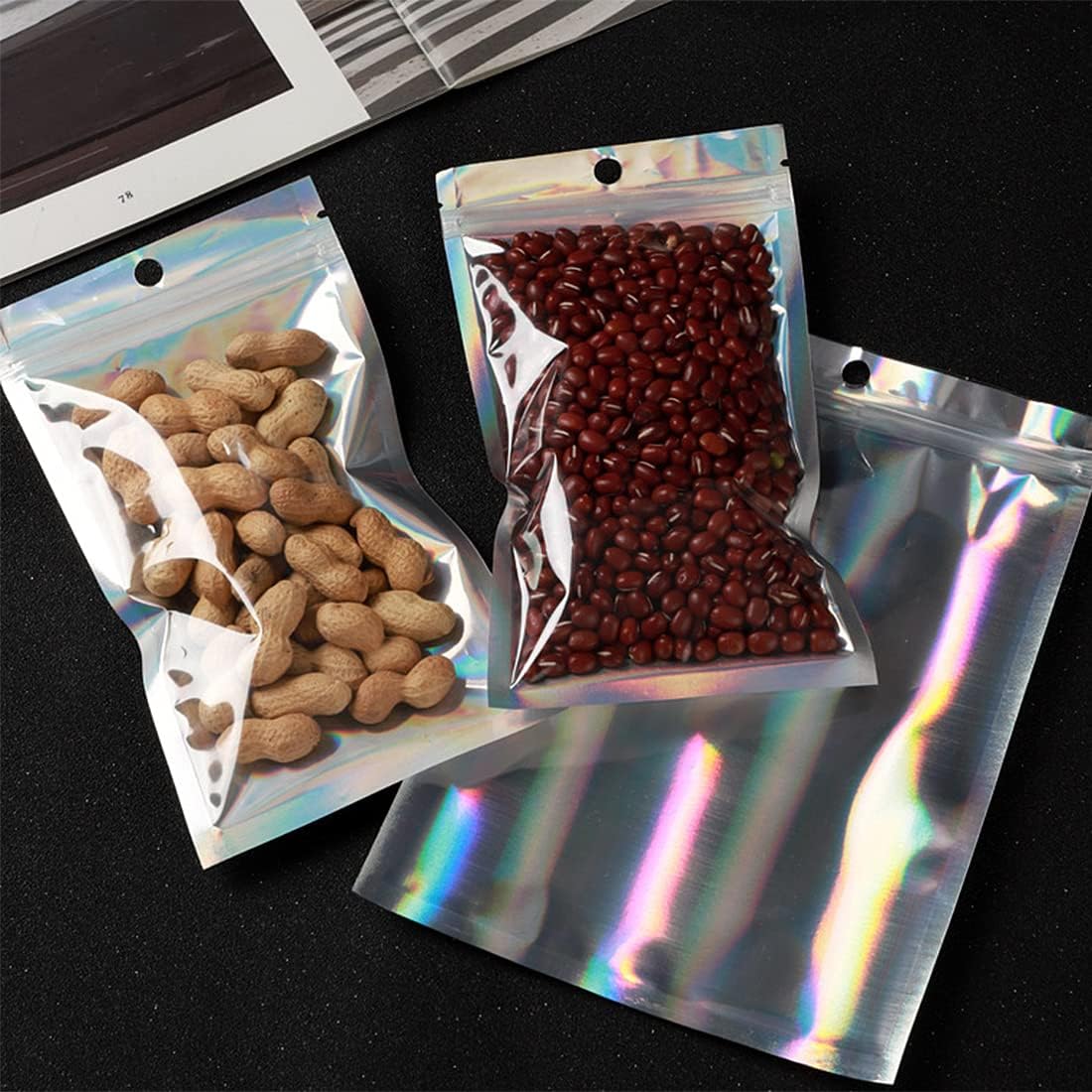 プラスチック製レーザーシーリングバッグ、キャンディー、フード - Food Storage Bags Zip Lock Pouch のレビューと価格