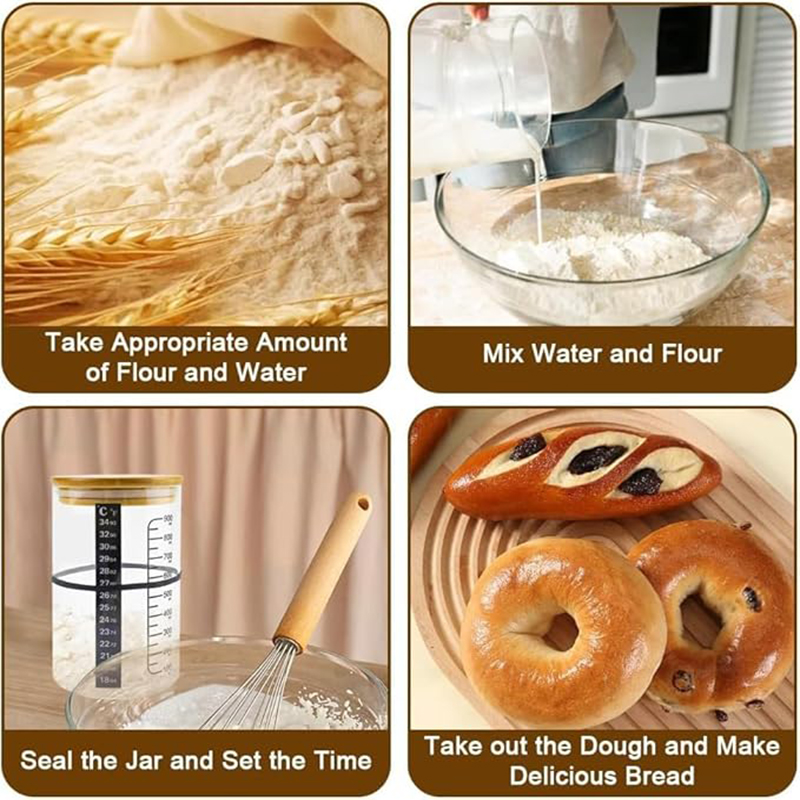 サワードウスタータージャーキット サワードウスターターコンテ - Food Storage Glass Containers のレビューと価格