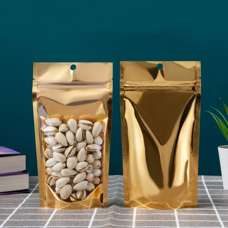 100枚入り 再封可能なプラスチックバッグ 赤黒青金 マイラ - Food Storage Mylar Bags のレビューと価格