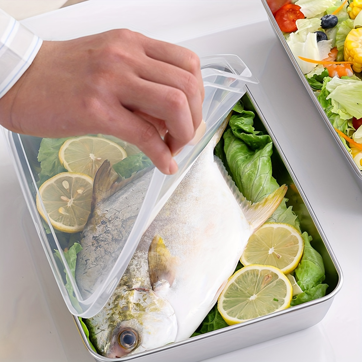 1-3個入り ステンレス製食品保存容器 密閉型 BPAフリー - Food Storage No Pantry のレビューと価格