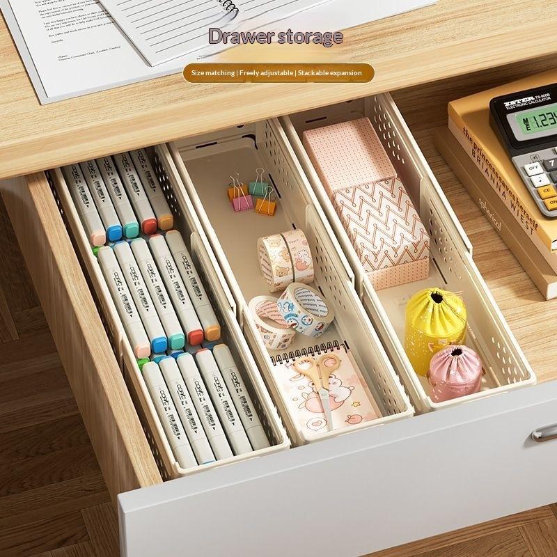 ● 伸縮式プラスチック製キャビネット収納ボックス、積み重ね可 - Stackable Pantry Bin のレビューと価格