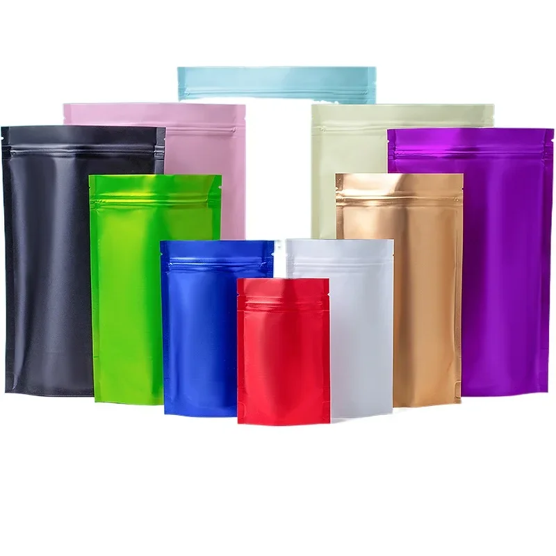 100 個カスタムマット仕上げ種子包装袋プラスチックジップロ - Food Storage Bags Zip Lock Pouch のレビューと価格