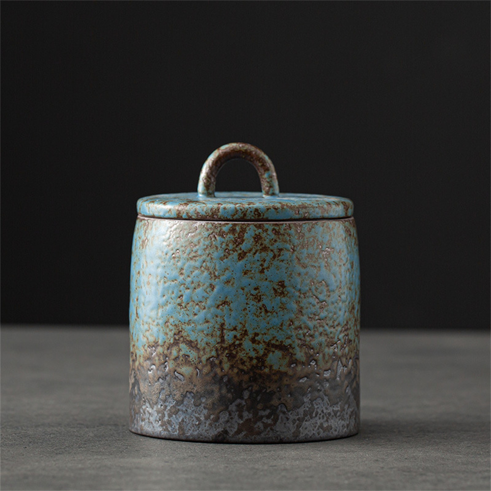 セラミック茶筒密封瓶小さな茶箱ポータブル茶缶貯蔵タンクキャン - Food Storage With Dividers のレビューと価格