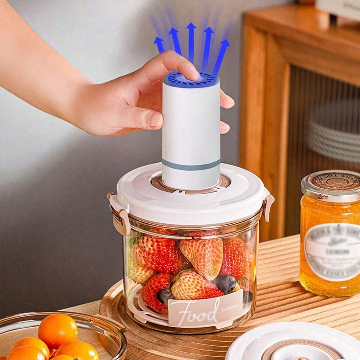 1 キッチン用食品グレード真空密閉容器、冷蔵庫用真空保存ボッ - Food Storage Vacuum Containers のレビューと価格