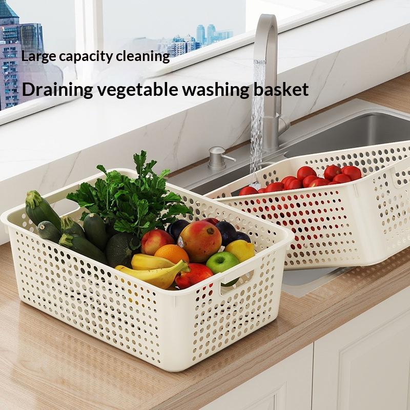 新発売 通気性のあるプラスチック製収納バスケット ハンドル付 - Stackable Pantry Bin のレビューと価格