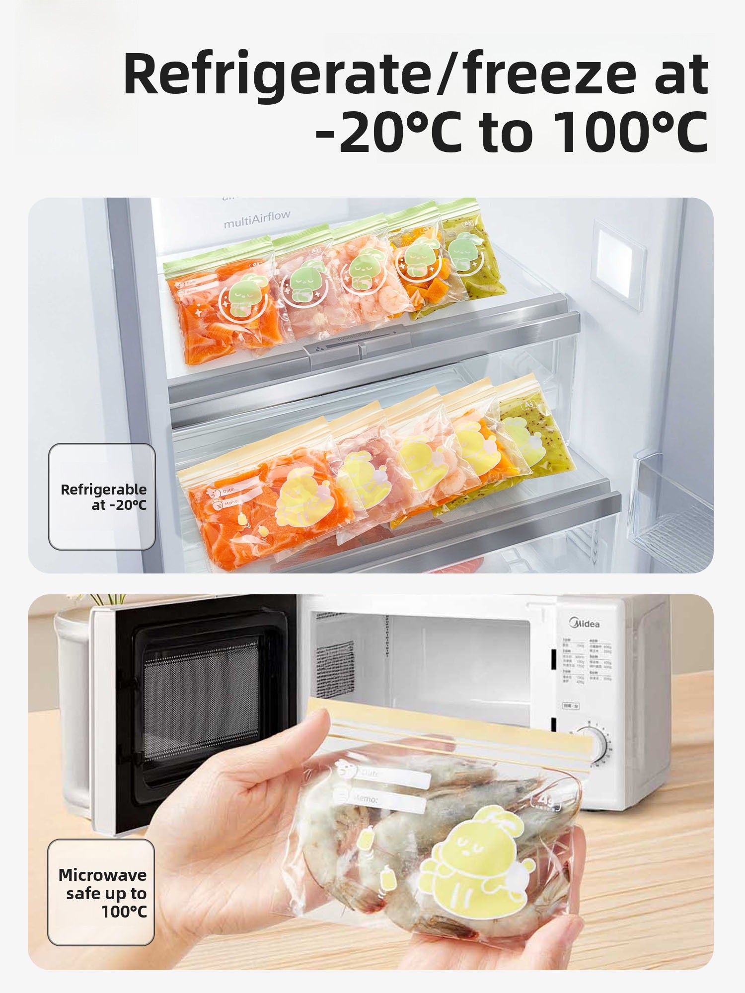 ベビーフードグレードの保存用密封袋、冷蔵庫保管用小型サイズ、 - Food Storage For Baby のレビューと価格