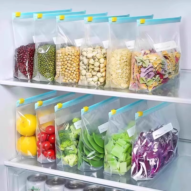 ジップロック食品保存袋、冷蔵庫用厚手の冷凍庫袋、電子レンジ対 - Lock And Lock Food Storage のレビューと価格