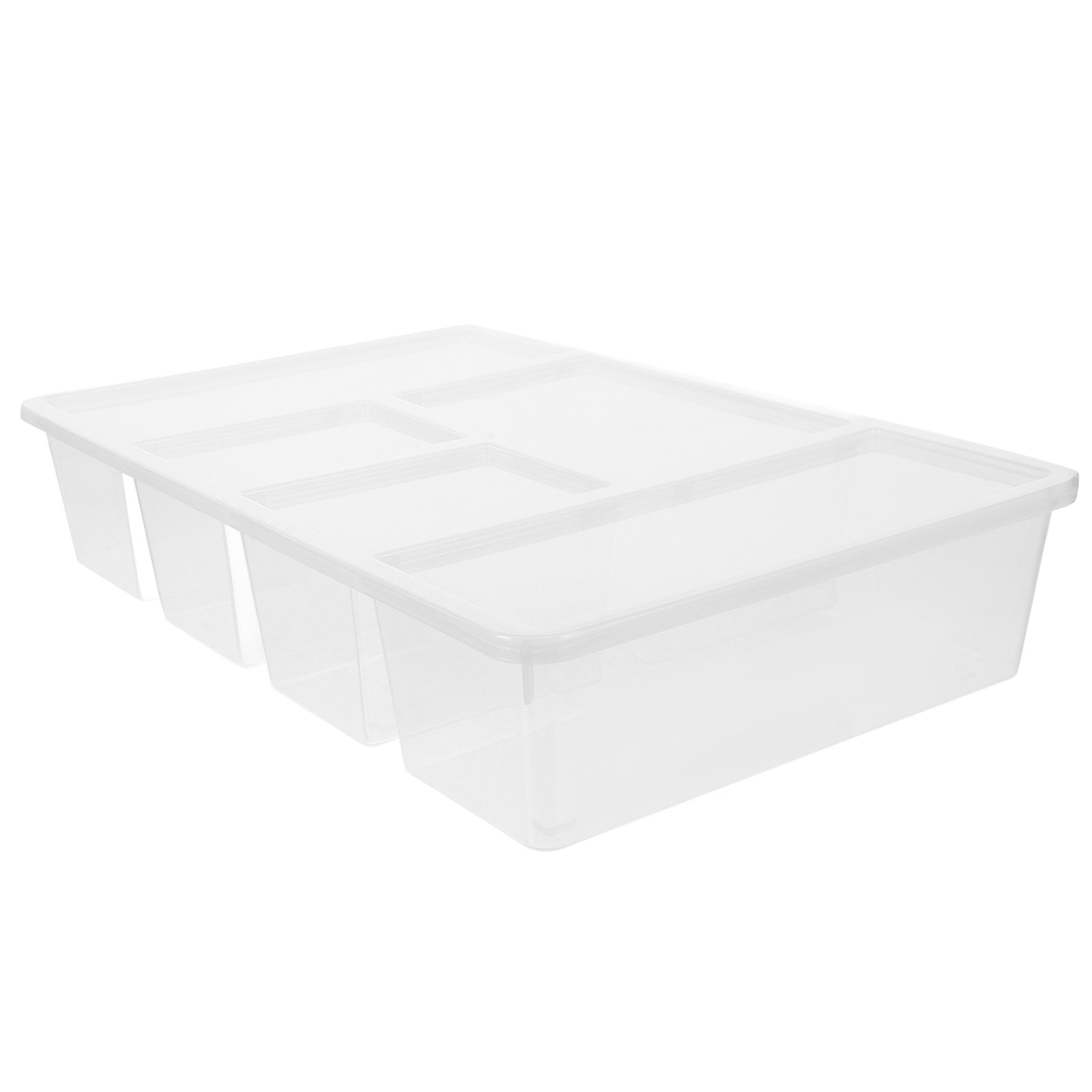 5区画野菜トレイ食品保存容器 PP素材 密閉型冷蔵庫オーガナ - Food Storage With Dividers のレビューと価格
