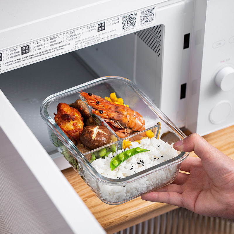 ガラス製鮮度保持容器 高硼珪酸耐熱電子レンジ対応弁当箱 冷蔵 - Food Storage Glass Containers のレビューと価格
