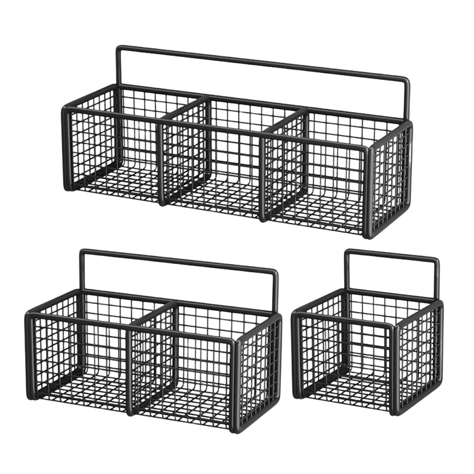 壁掛け式収納バスケット、パントリー整理用金属製ワイヤーオーガ - Food Storage No Pantry のレビューと価格