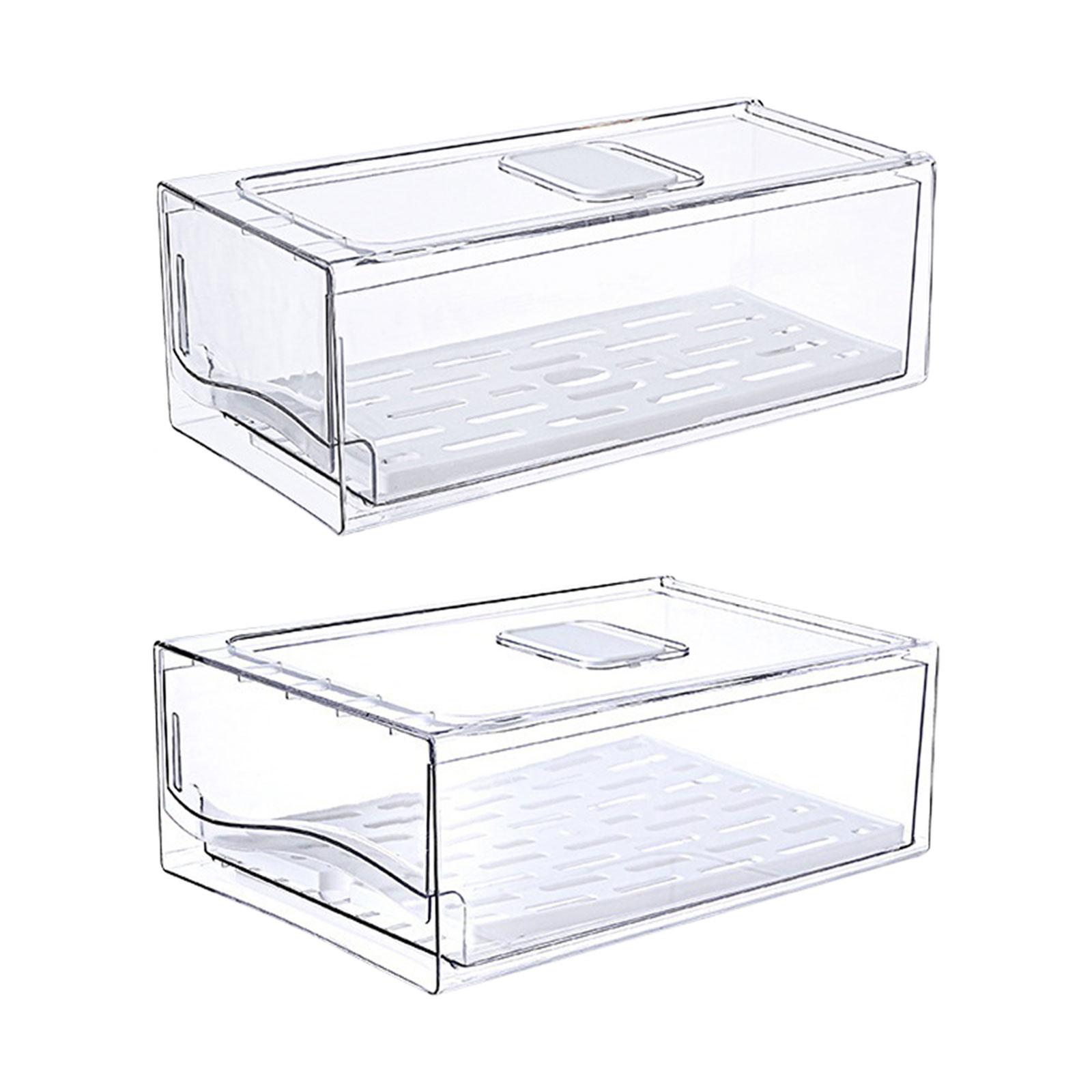 冷蔵庫引き出しビン パントリーオーガナイザー キッチン冷蔵庫 - Food Storage Without Pantry のレビューと価格