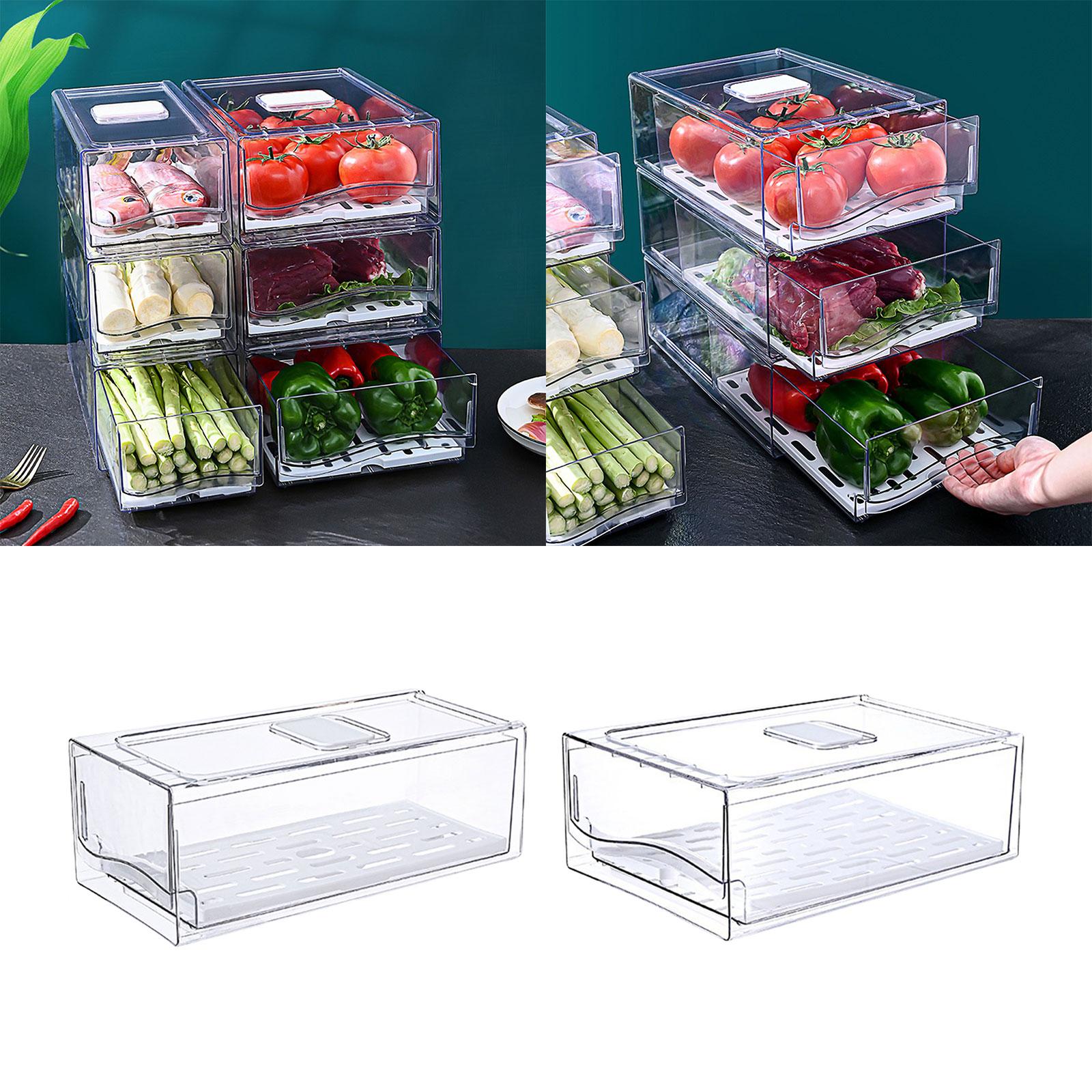 冷蔵庫引き出しビン パントリーオーガナイザー キッチン冷蔵庫 - Food Storage Without Pantry のレビューと価格
