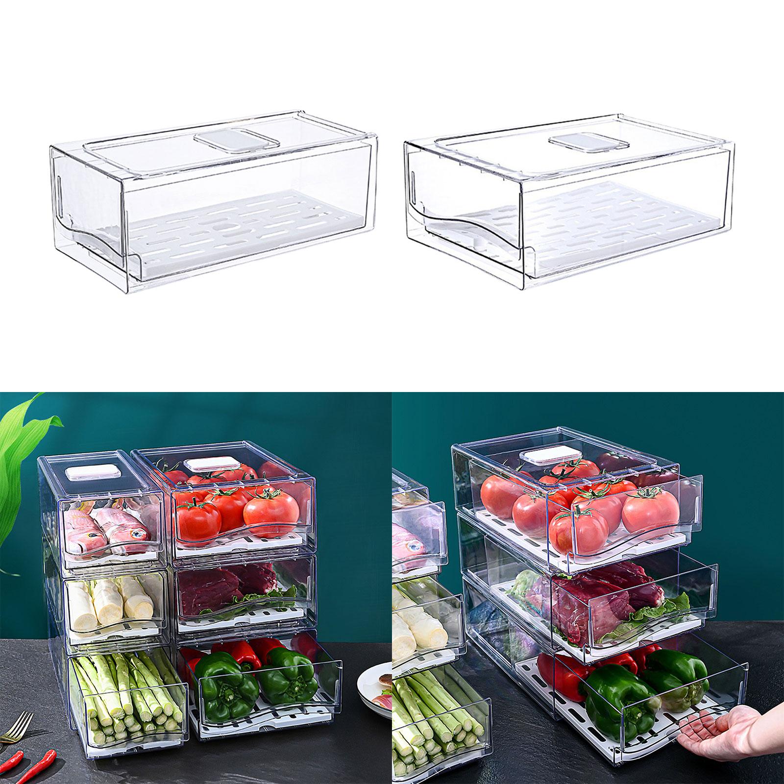 冷蔵庫引き出しビン パントリーオーガナイザー キッチン冷蔵庫 - Food Storage Without Pantry のレビューと価格