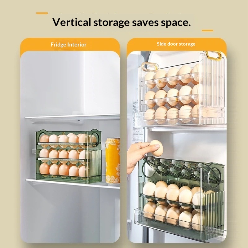 冷蔵庫サイドドア用ホットキッチンエッグ収納ボックス、キッチン - Food Storage Hot Box のレビューと価格