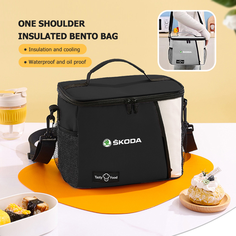 シュコダ車のロゴ入り弁当バッグ食品保存断熱ボックスランチケー - Food Storage Yeti のレビューと価格